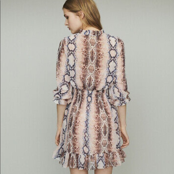 maje python dress